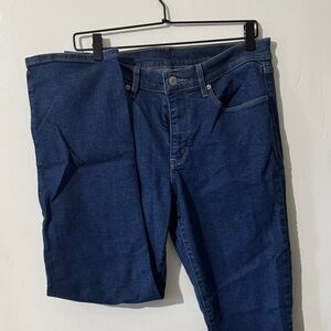 Deep Indigo Straight Leg Women's Jeans